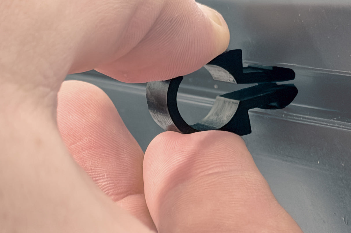 Set of 10 Cable Management Clips with 10 Cable Ties