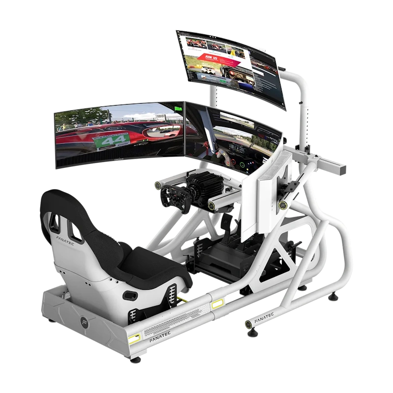 Fanatec Clubsport GT Cockpit Triple Monitor Expansion Kit (White)