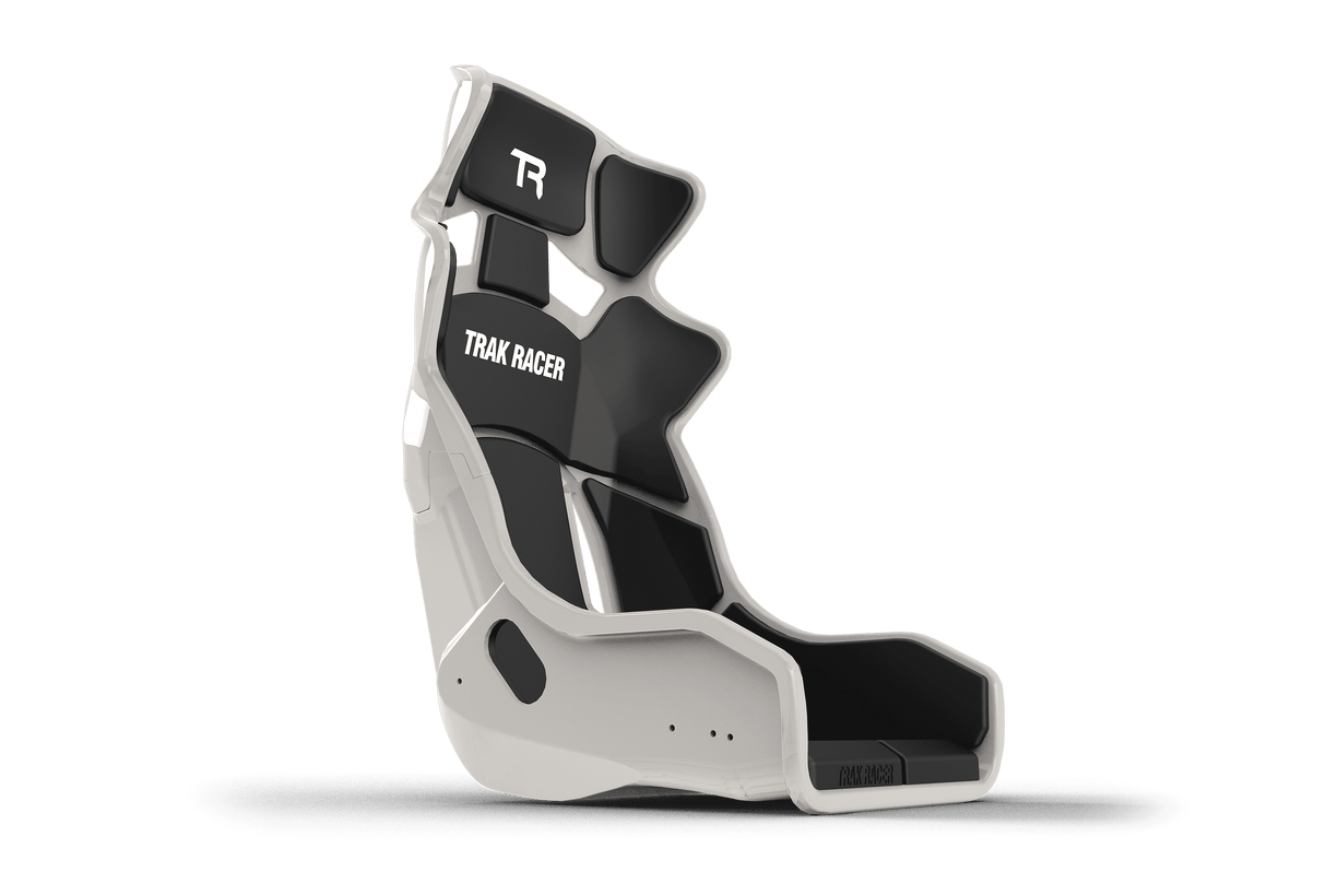 TR Series Fibreglass GT Sim Racing Seat — High Gloss Grey
