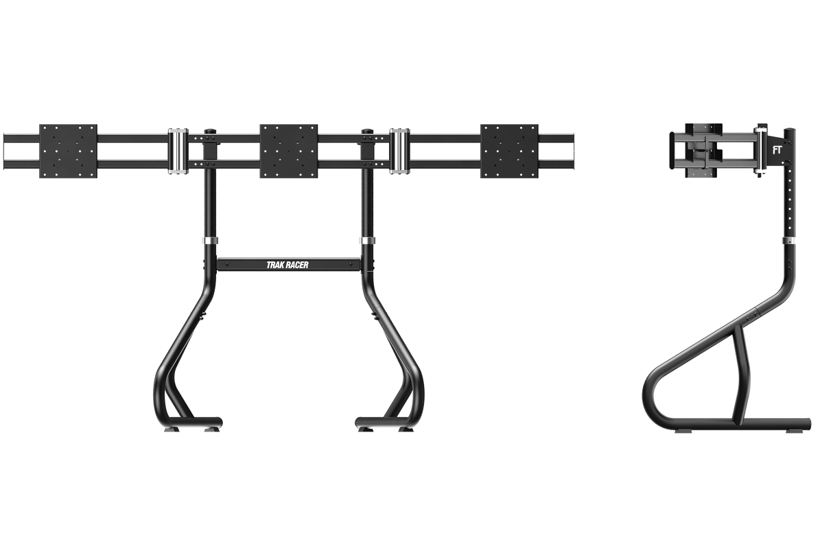 Small Freestanding Triple Monitor Stand - 22" to 32" Displays