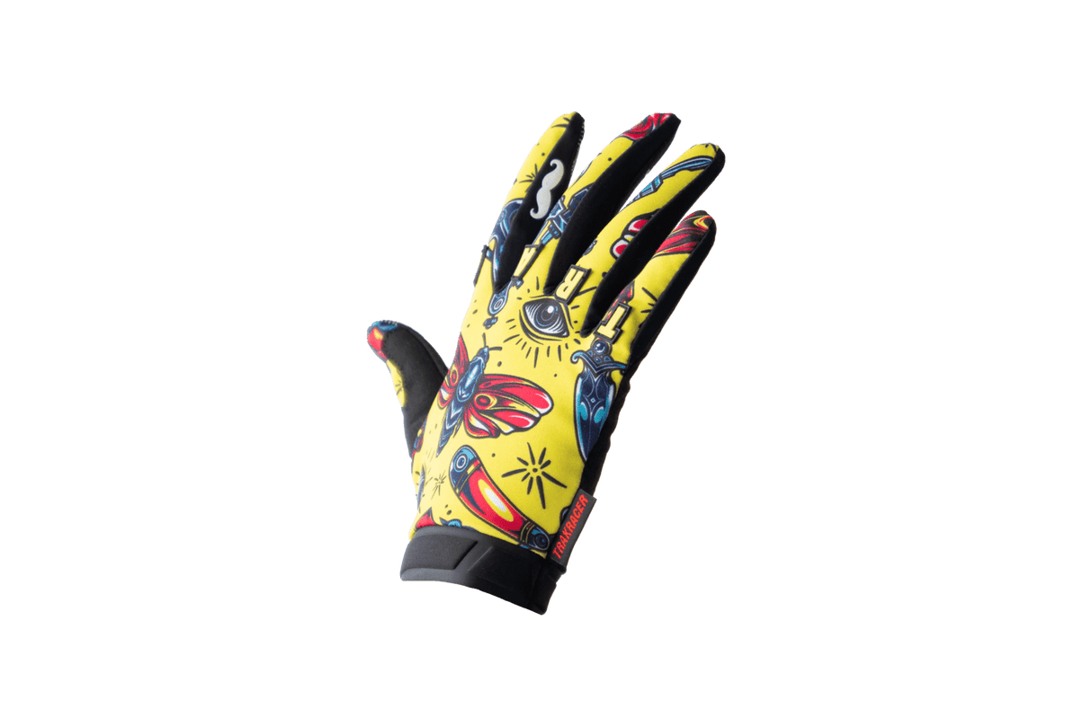 Trak Racer Multi-Use Sim Racing Gloves - Yellow