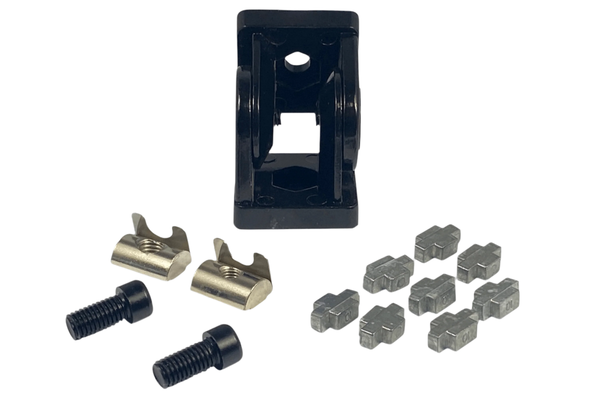 40x40 Swivel Joint for 8mm Aluminium Extruded Profiles