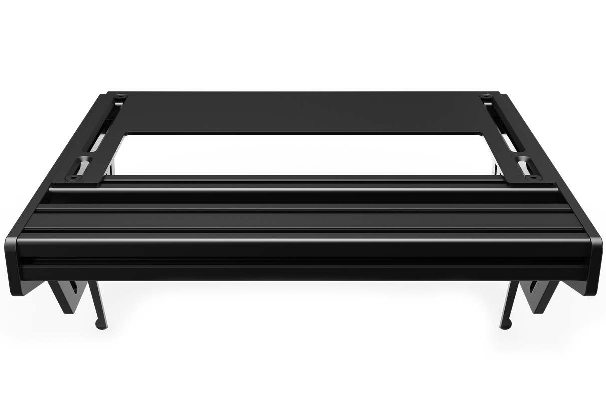 Universal TR-One Pedal Mounting System including Mounting Profile and Heel Rest