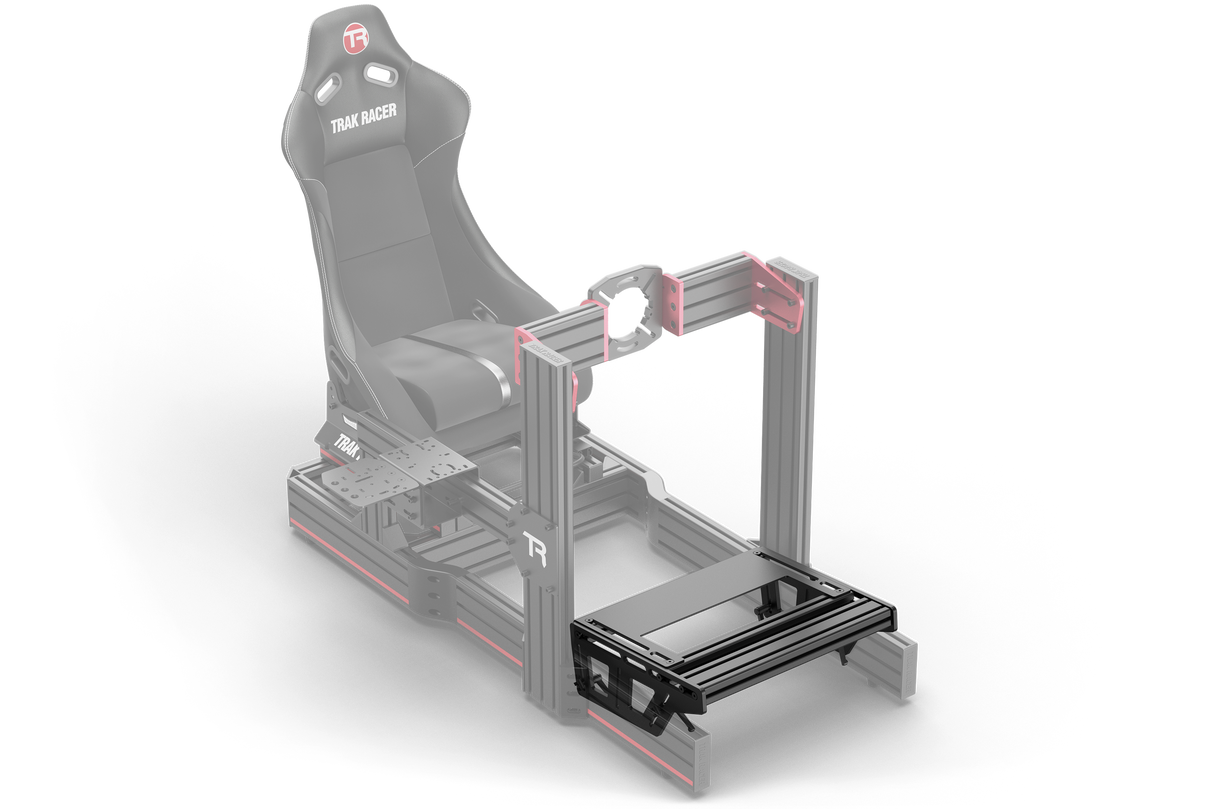 Universal TR-One Pedal Mounting System including Mounting Profile and Heel Rest