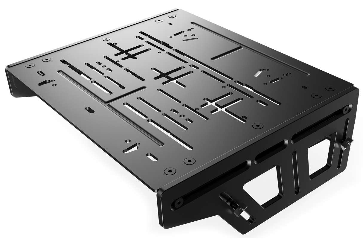 Universal TR-One Pedal Mounting System including Pre-Drilled Pedal Plate