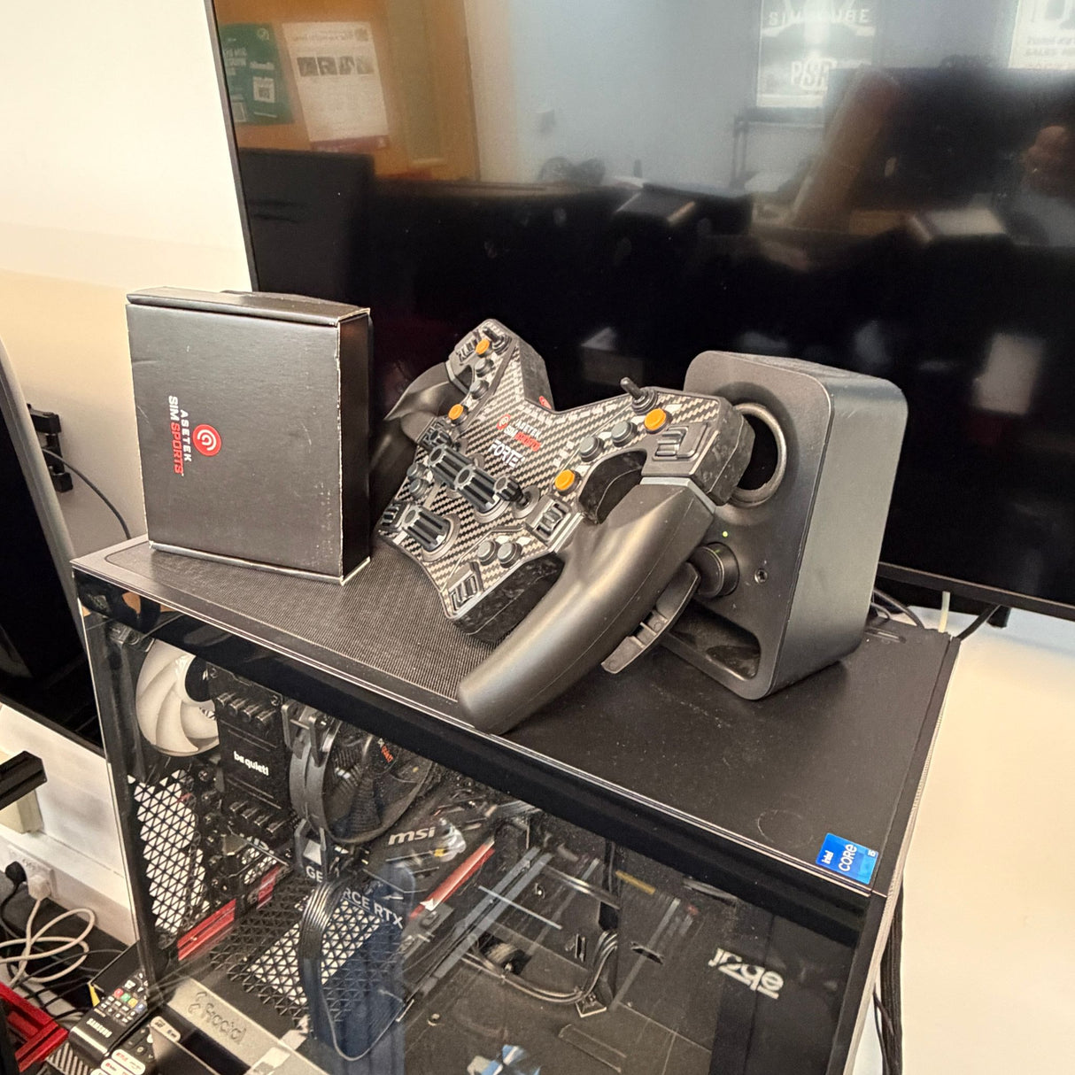 Asetek Forte Formula Turnkey Racing Simulator - Porsche Blue