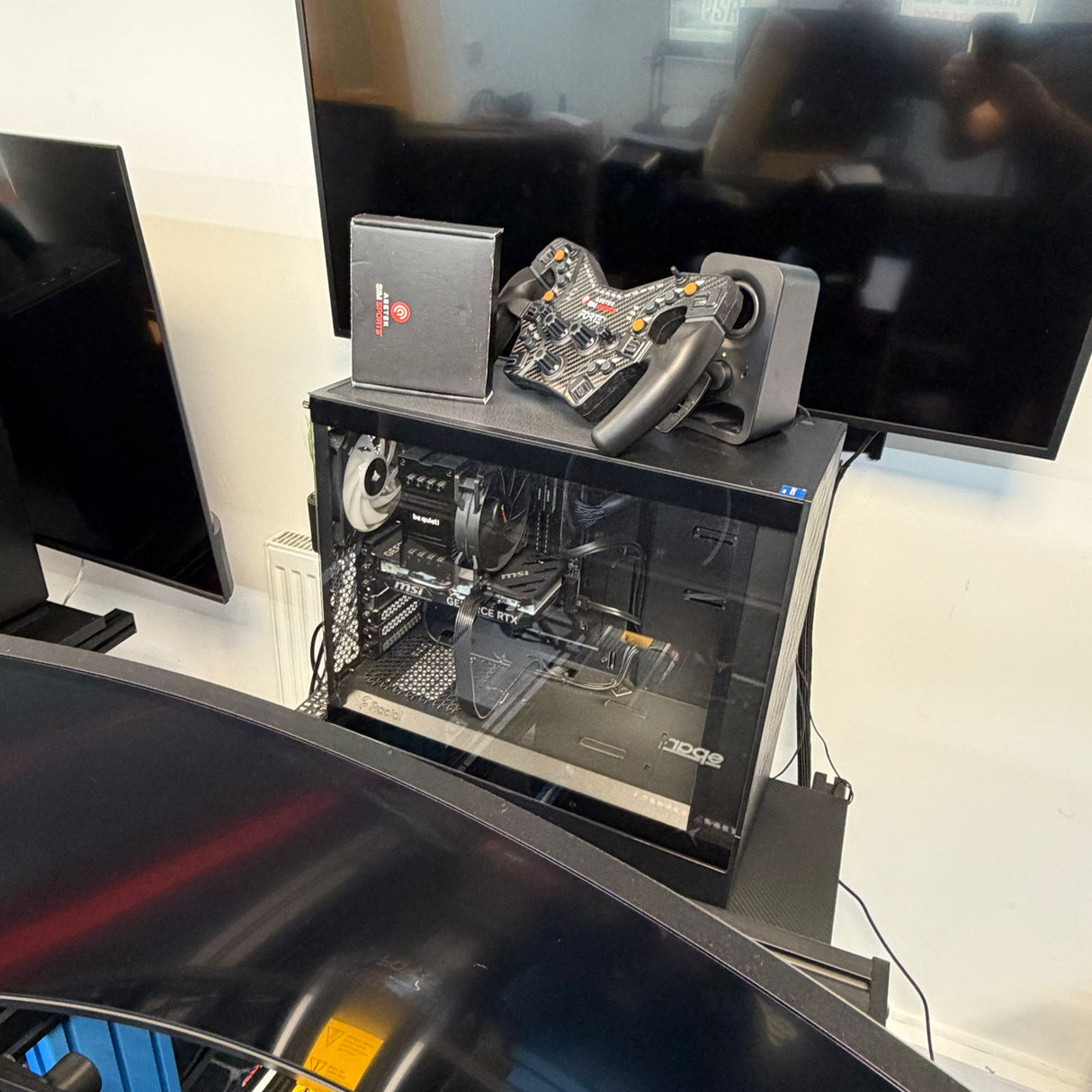 Asetek Forte Formula Turnkey Racing Simulator - Porsche Blue