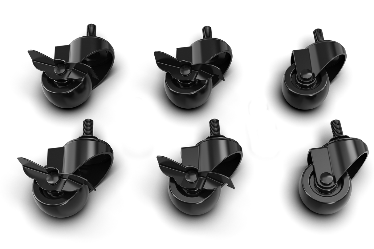 Caster Wheels & Brake for TR8, TR8 Pro, RS6 and TRX models