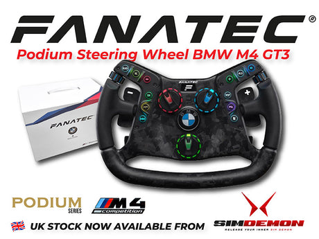 New Fanatec Podium BMW M4 GT3 Steering Wheel