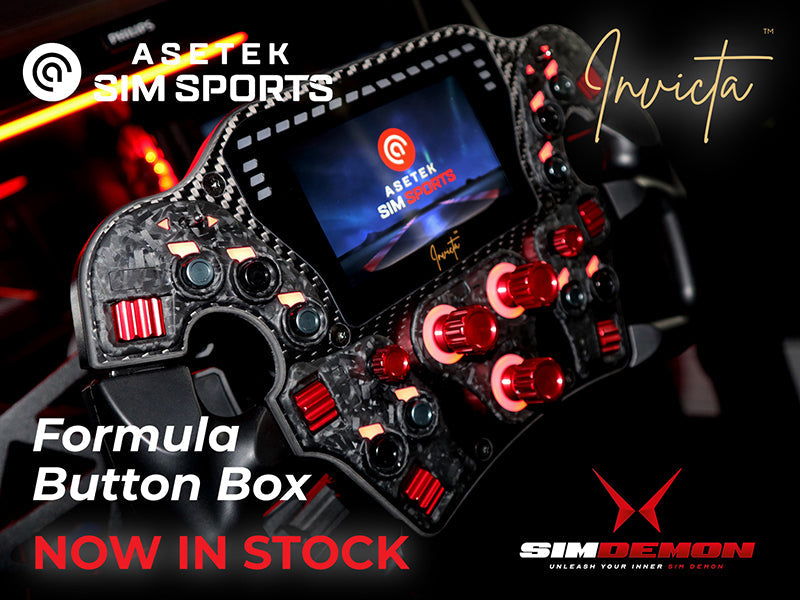 Restock of Asetek SimSports Invicta Formula Button Box