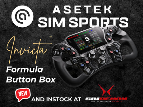 NEW and in stock at SIM Demon - The Asetek Invicta Formula Button Box