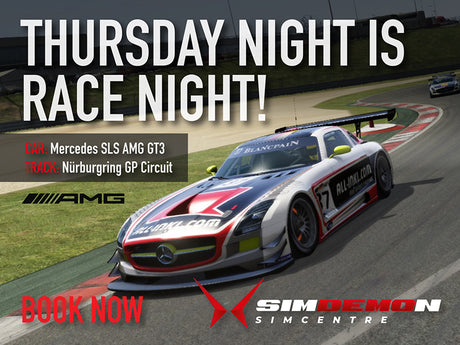 Mercedes SLS AMG GT3 and Nürburgring GP Circuit Race Night