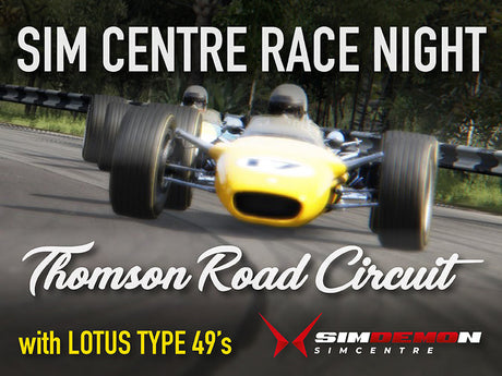 Race the legendary Lotus Type 49's