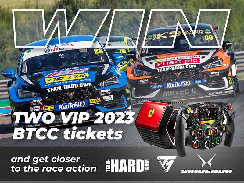 WIN TWO Team HARD. VIP 2023 BTCC TICKETS