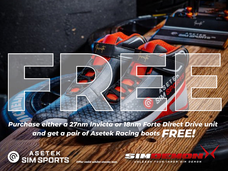 Asetek SimSports FREE Racing Boots