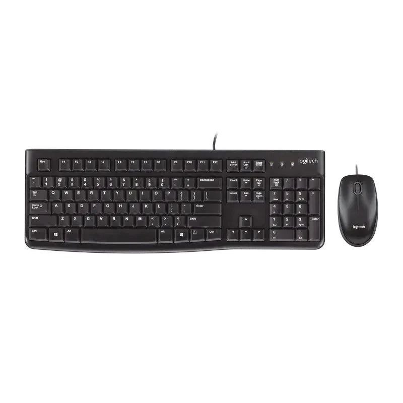 Logitech MK120 Corded Keyboard & Mouse Combo