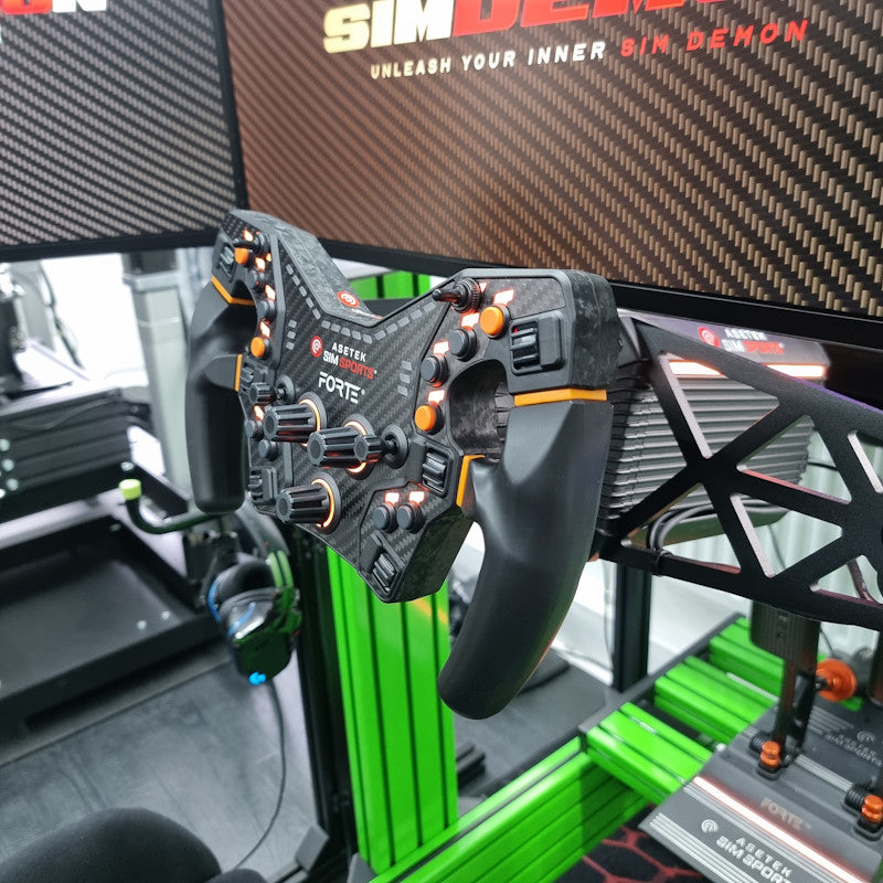Asetek Forte Triple Screen Turnkey Racing Simulator