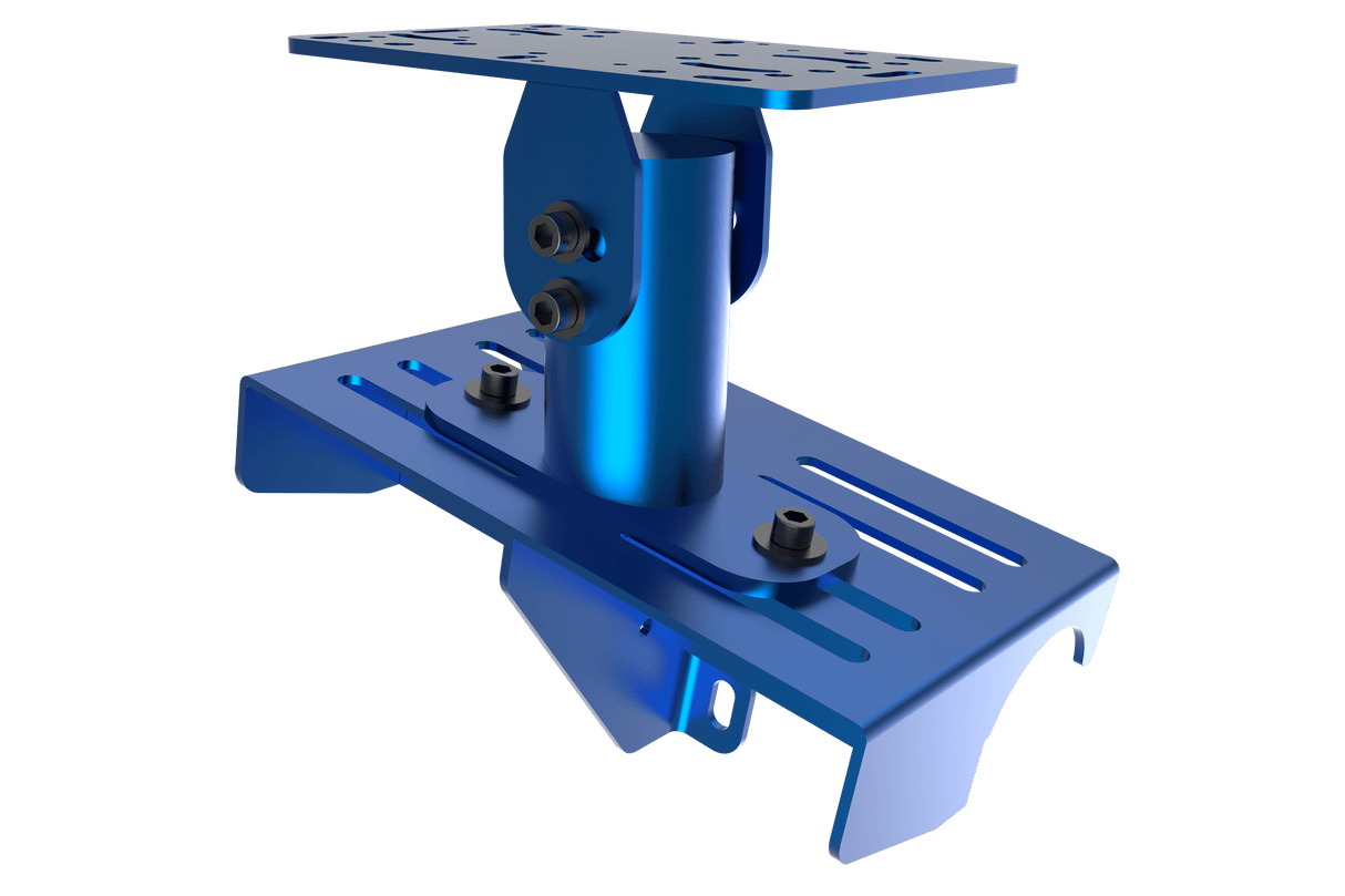 Universal Gear Shifter Mount for Alpine Racing TRX - Blue