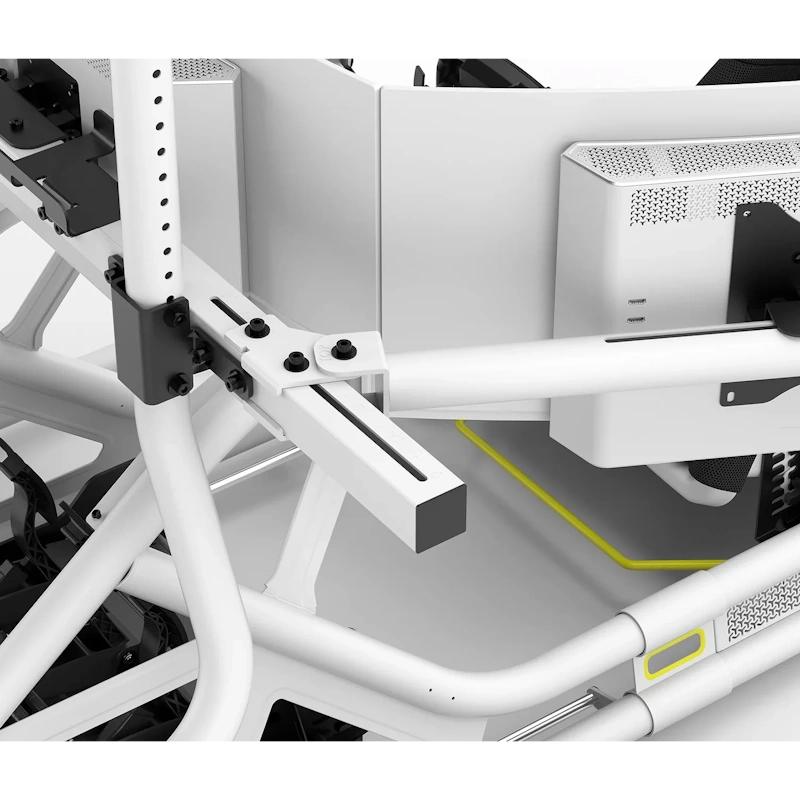 Fanatec Clubsport GT Cockpit Triple Monitor Expansion Kit (White)
