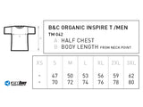 Cube Controls T-shirt sizing guide