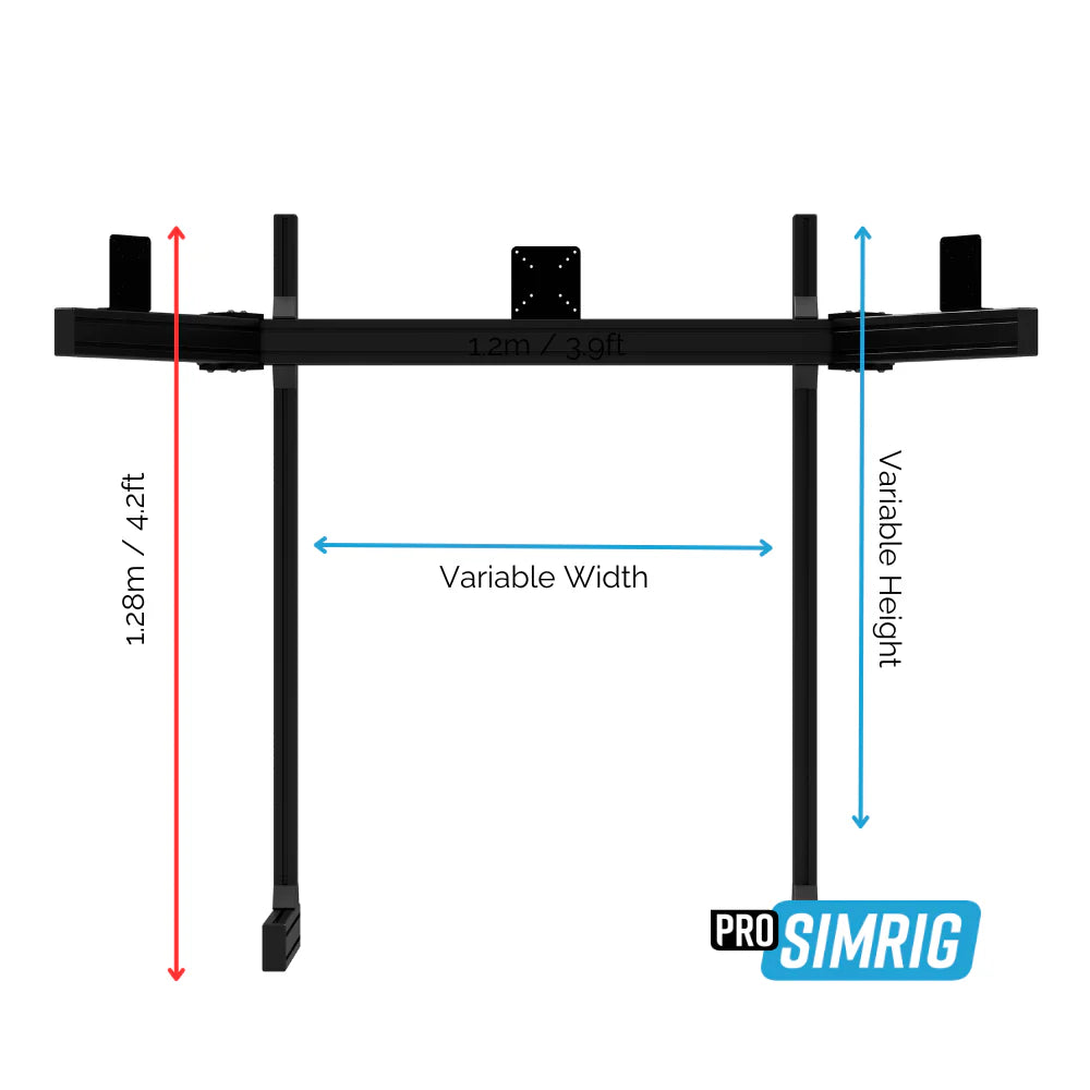 PRO SIMRIG Monitor Triple Screen Stand
