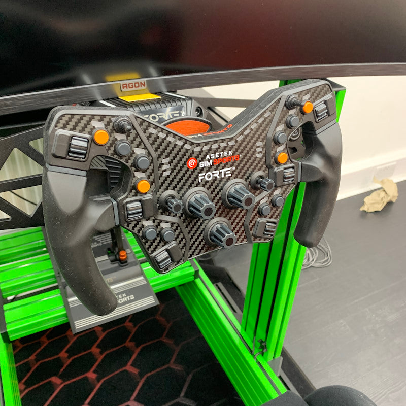 Asetek x PSR 1 Kawasaki Green Turnkey Racing Simulator
