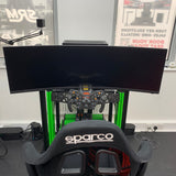 Asetek x PSR 1 Kawasaki Green Turnkey Racing Simulator