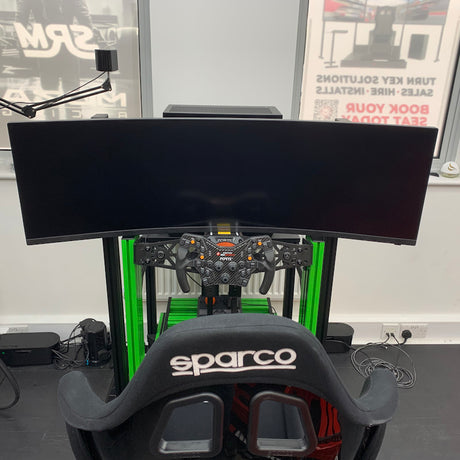 Asetek x PSR 1 Kawasaki Green Turnkey Racing Simulator