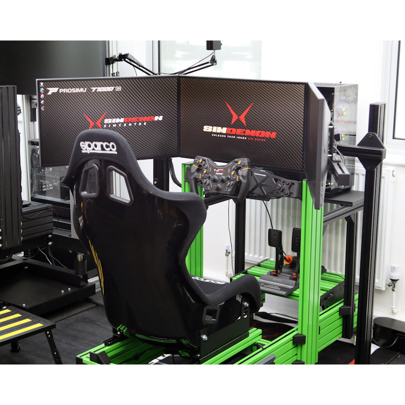 Asetek Forte Triple Screen Turnkey Racing Simulator