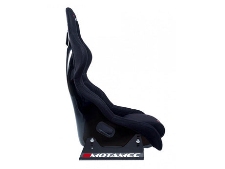 Motamec Racing GT02 Race Seat Fiberglass Shell Side Mount BLACK - NON FIA