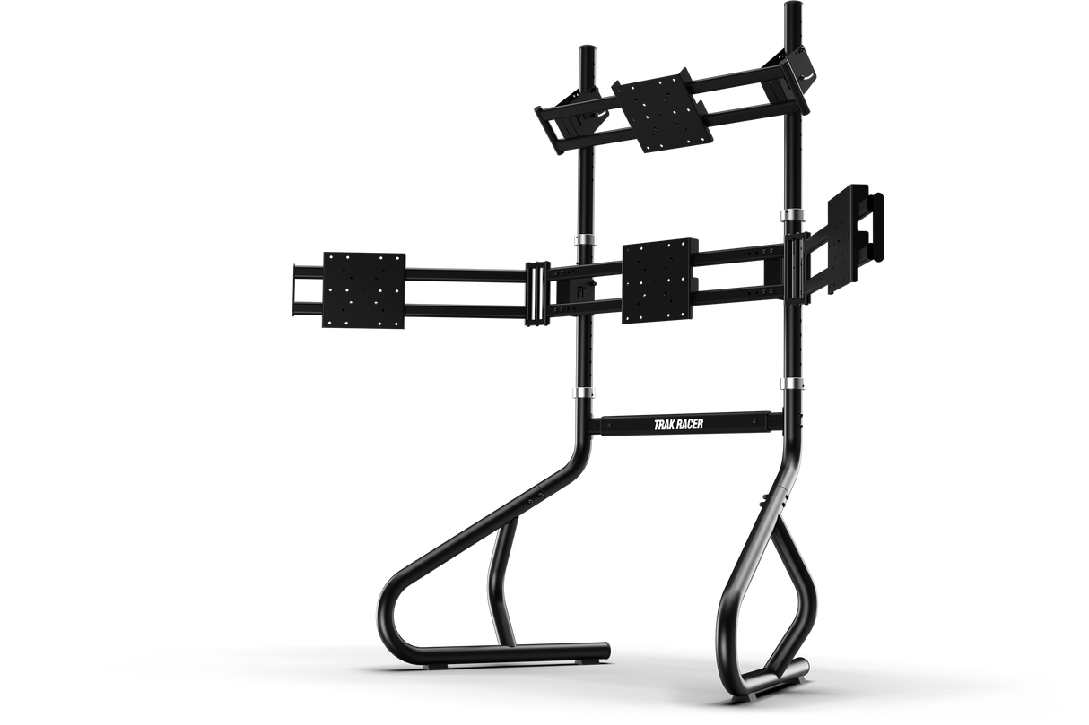 Large Freestanding Quad Monitor Stand - up to 45" Displays