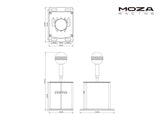 Moza Racing HGP [Dimensions]