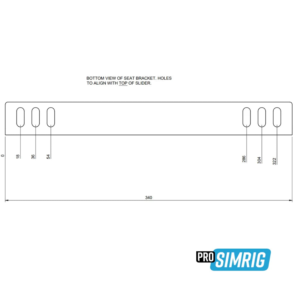 Double locking seat slider (PRO SIMRIG)