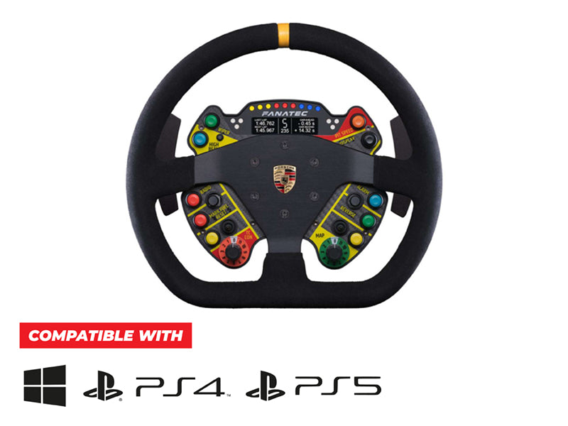 Podium Steering Wheel Porsche 911 GT3 R Suede (Comp)