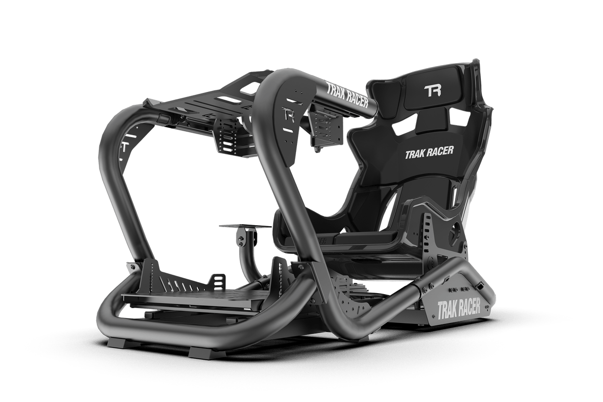 TR Series Fibreglass GT Sim Racing Seat — High Gloss Black