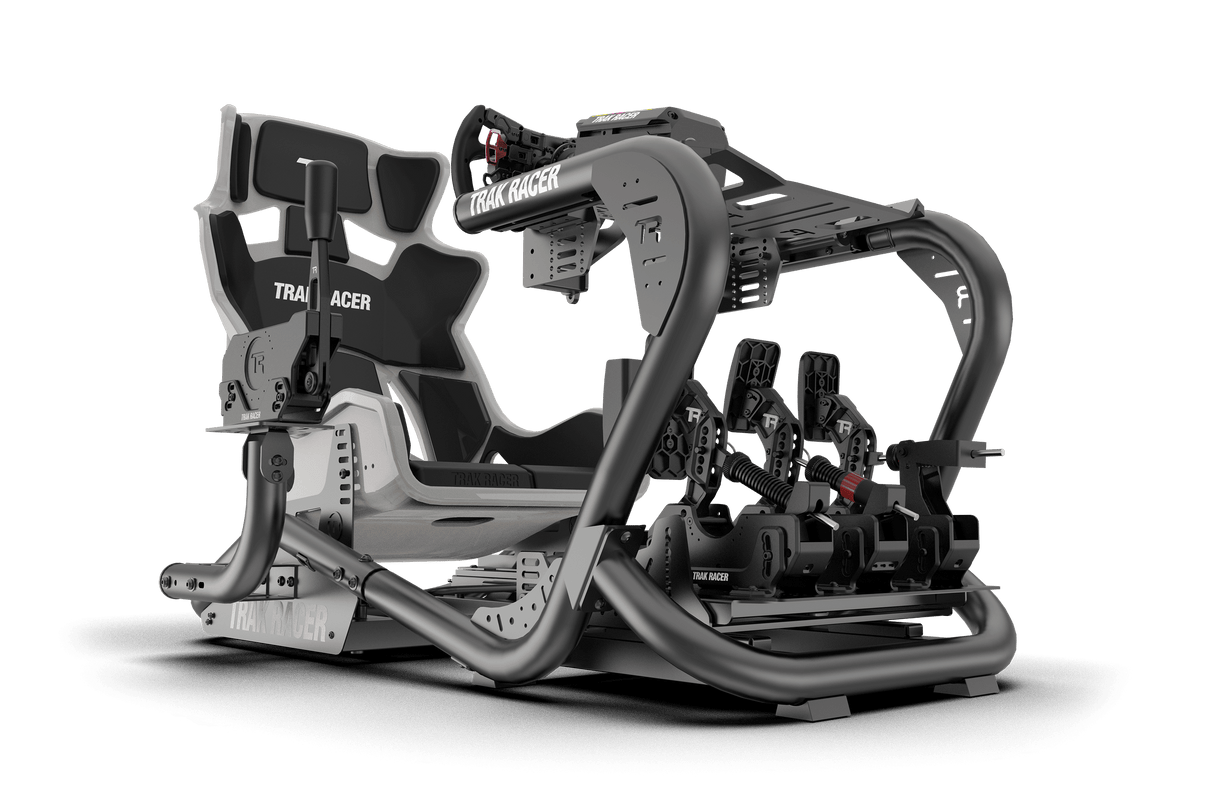 TR Series Fibreglass GT Sim Racing Seat — High Gloss Grey