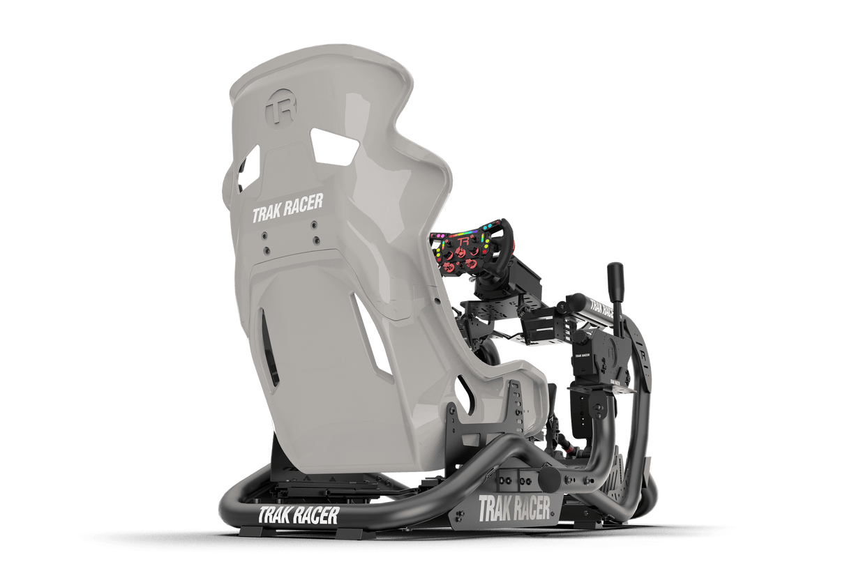 TR Series Fibreglass GT Sim Racing Seat — High Gloss Grey