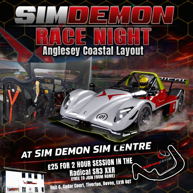 SIM Centre Race Night | Radical SR3 XXR | Anglesey