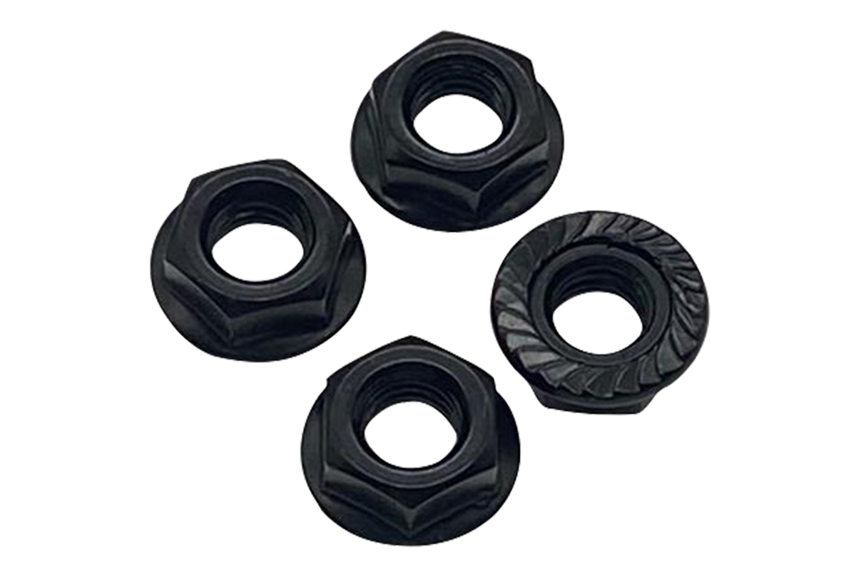 M8 Flange Nuts - Set of 4
