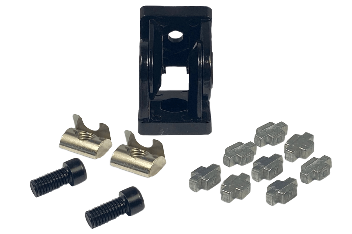 40x40 Swivel Joint for 8mm Aluminium Extruded Profiles