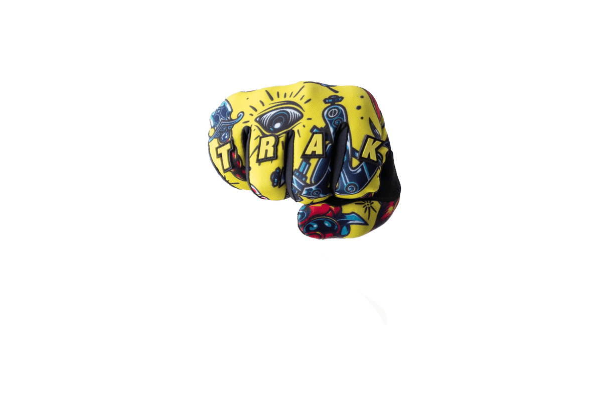 Trak Racer Multi-Use Sim Racing Gloves - Yellow