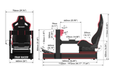 TR160 V5 Racing Simulator with Seat Slider Kit