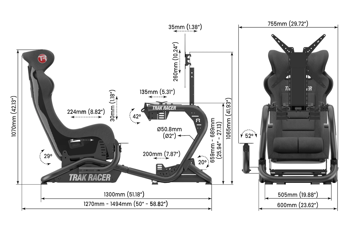 TR8 Pro V2 Racing Simulator