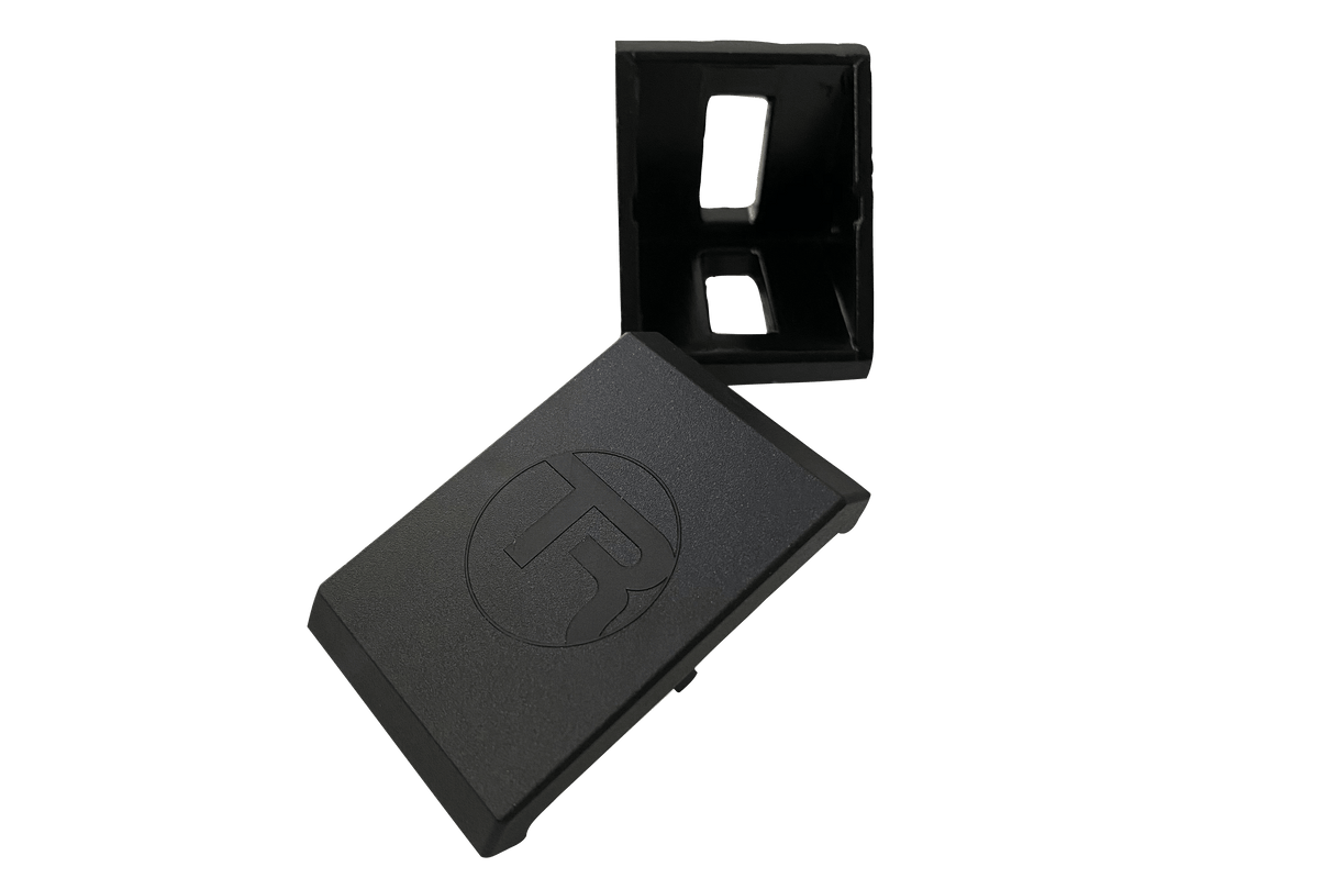 40mm 8mm Slot Aluminium Corner Bracket & Cap