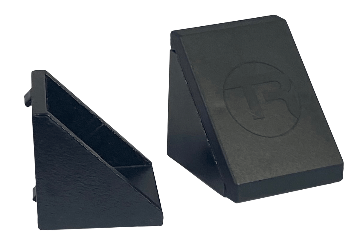 40mm 8mm Slot Aluminium Corner Bracket & Cap