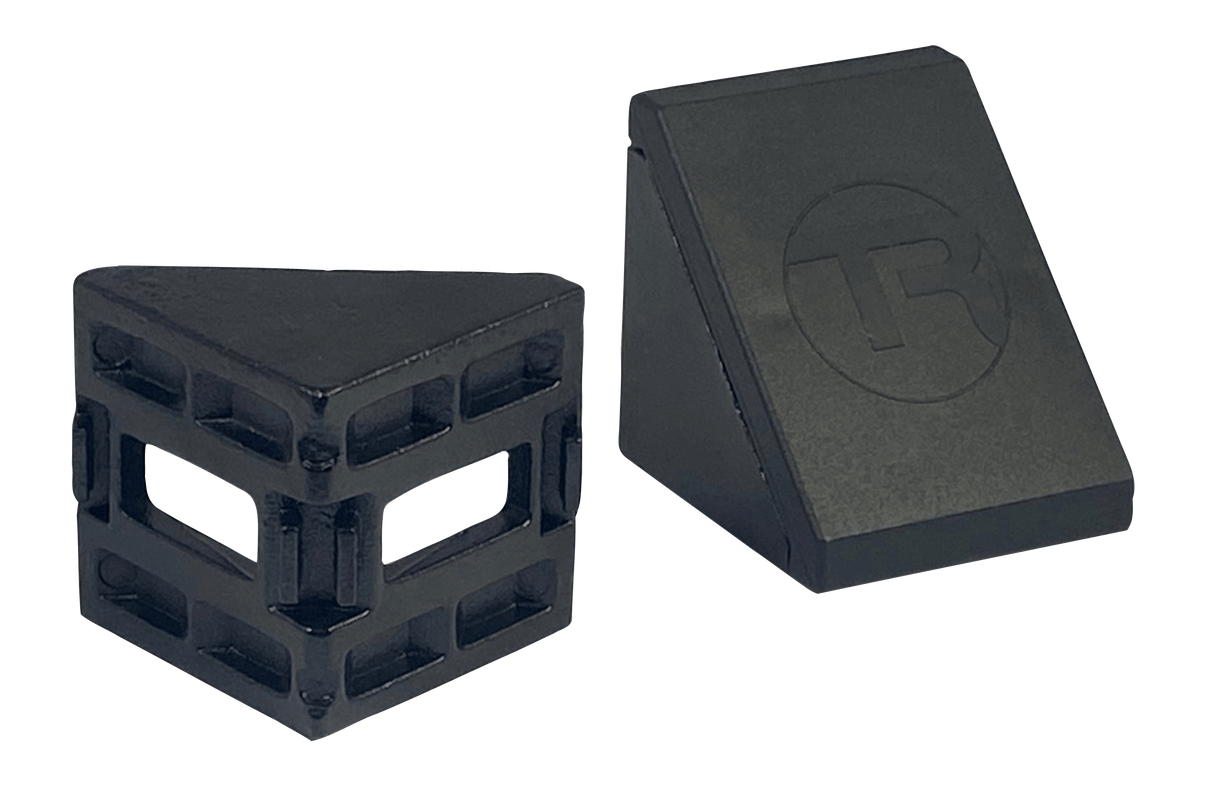 40mm 8mm Slot Aluminium Corner Bracket & Cap