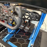 Asetek Forte Formula Turnkey Racing Simulator - Porsche Blue