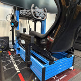 Asetek Forte Formula Turnkey Racing Simulator - Porsche Blue