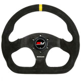 Motamec Formula Race Wheel D Shape 320mm Black Suede