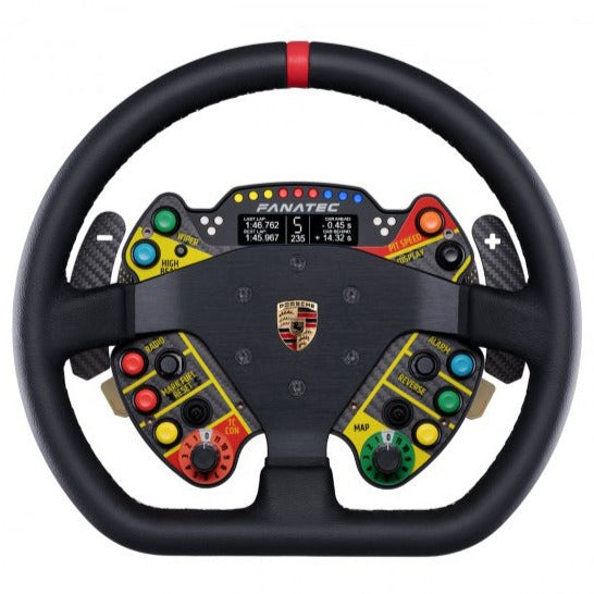 Fanatec Podium Steering Wheel Porsche 911 GT3 R Leather QR2